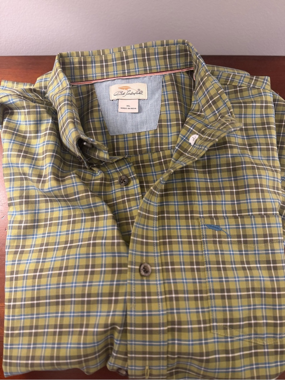 bob timberlake plaid button up 🌿 olive green